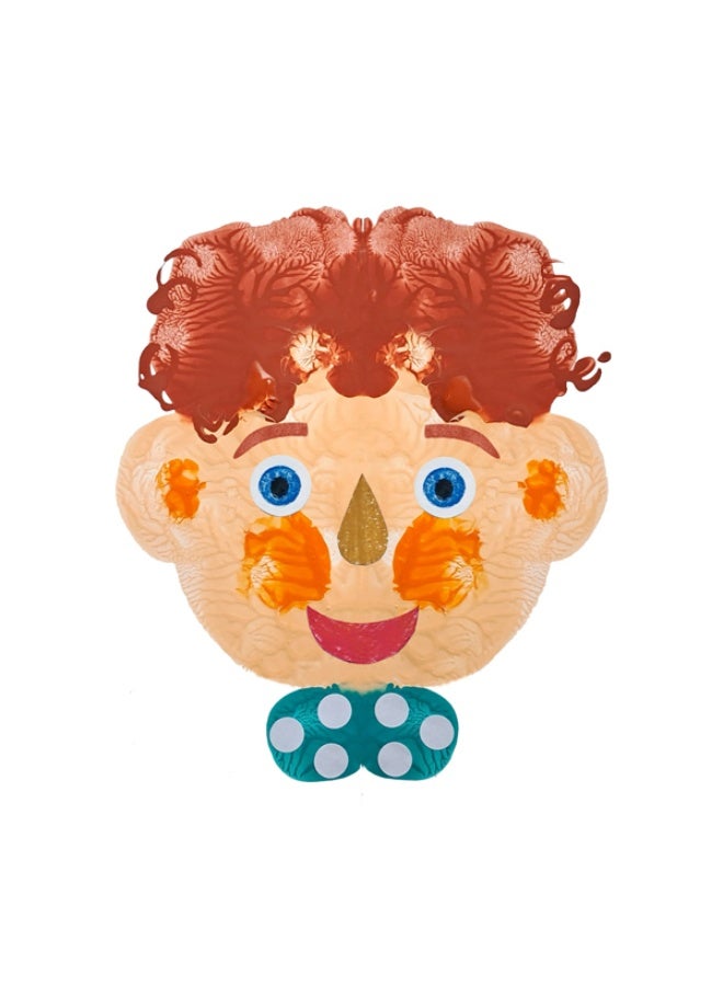 بريمو مجموعة بريمو كيدسكيت للفنون المتناظرة - مجموعة تلوين للأولاد والبنات من عمر 5 سنوات فما فوق، تتضمن 4 ألوان تمبرا مريحة، وألبوم، وكتيب إبداعي. - Image 3